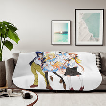 Load image into Gallery viewer, Nisekoi Chitoge Kirisaki, Kosaki Onodera, Seishirou Tsugumi, Marika Tachibana Sherpa Blanket
