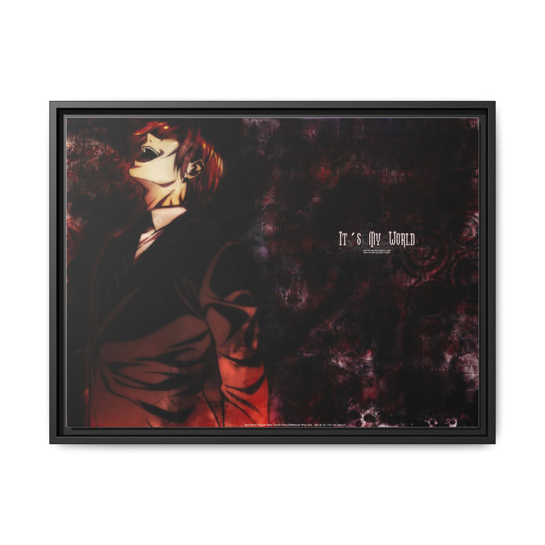 Death Note Canvas Framed Art Print