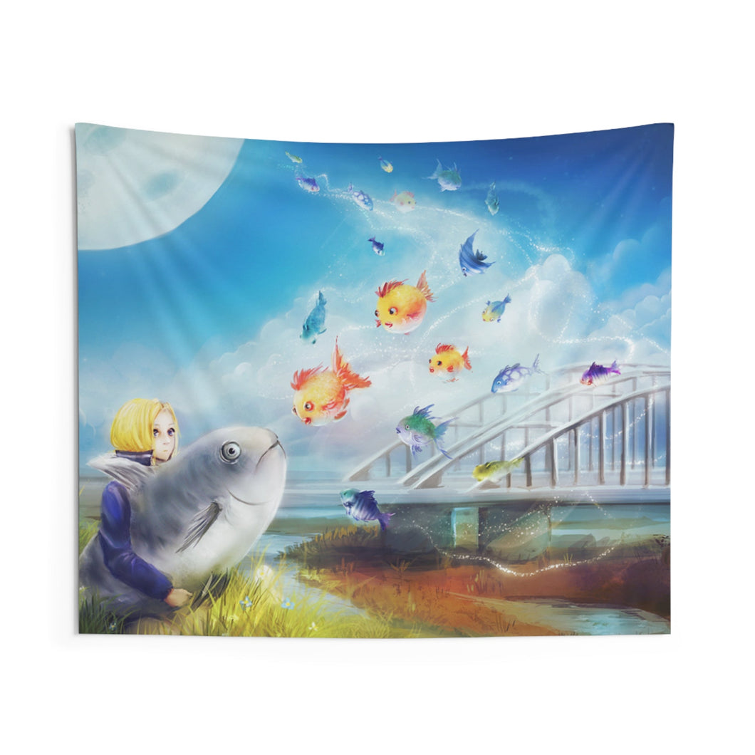 Anime Arakawa Under the Bridge Indoor Wall Tapestry