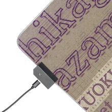 Load image into Gallery viewer, Hakuouki Shinsengumi Kitan RGB LED Mouse Pad (Desk Mat)
