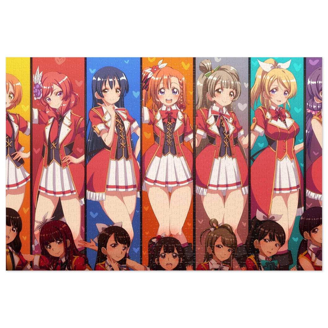 Love Live! Maki Nishikino, Kotori Minami, Umi Sonoda, Honoka Kousaka, Rin Hoshizora Jigsaw Puzzle