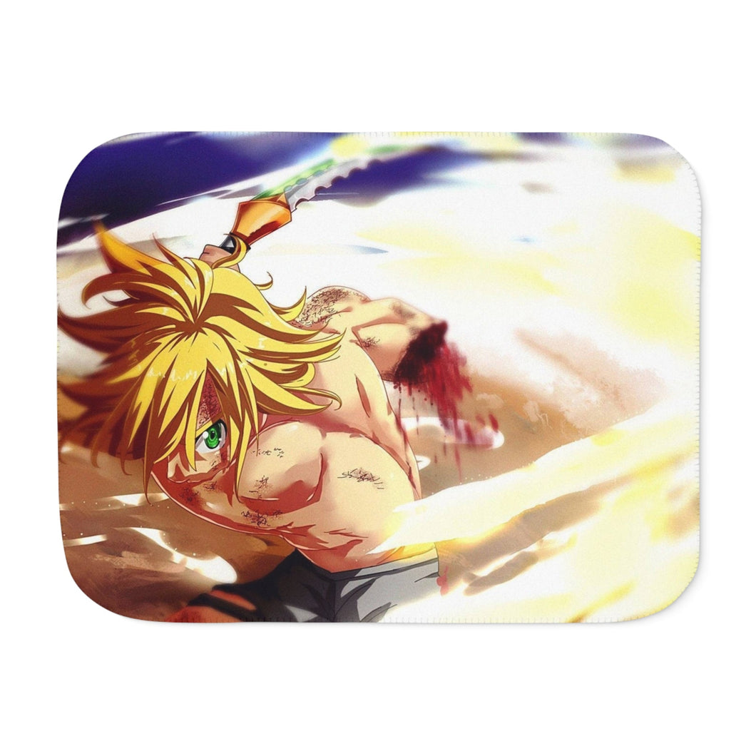 Meliodas Revenge Counter Full Power Sherpa Blanket