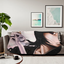 Load image into Gallery viewer, Bleach Rukia Kuchiki Sherpa Blanket
