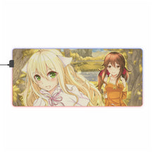 Load image into Gallery viewer, Mavis Vermilion RGB LED Mouse Pad (Desk Mat)
