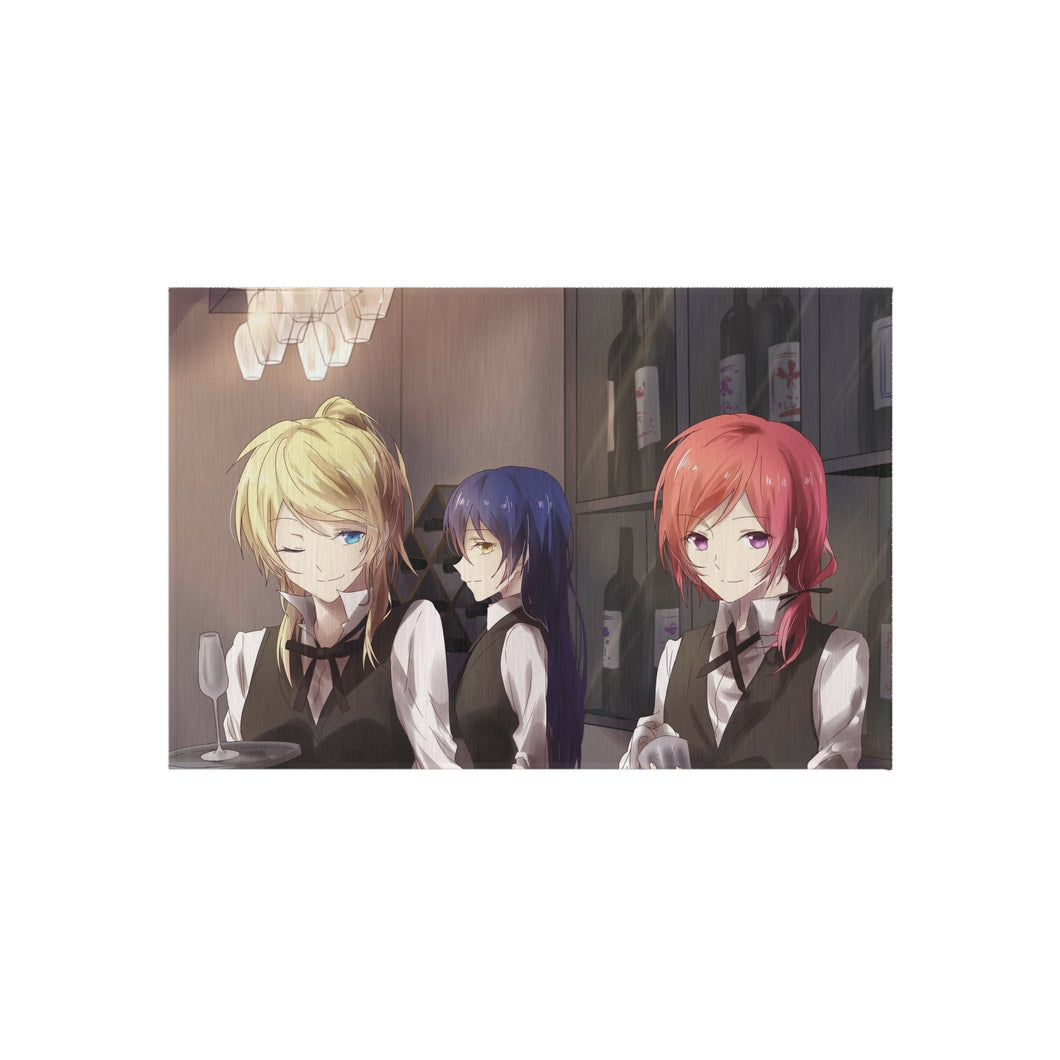 Love Live! Maki Nishikino, Umi Sonoda, Eri Ayase Rug
