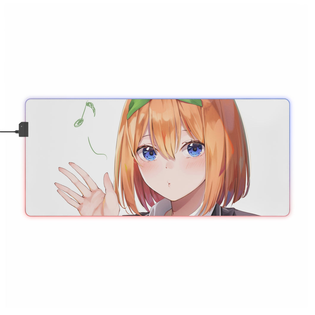 The Quintessential Quintuplets Yotsuba Nakano RGB LED Mouse Pad (Desk Mat)