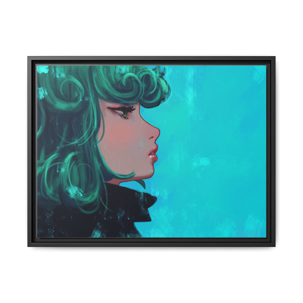 Tatasumaki Canvas Framed Art Print