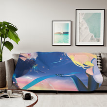 Load image into Gallery viewer, Is It Wrong To Try To Pick Up Girls In A Dungeon? Sherpa Blanket
