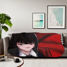Load image into Gallery viewer, Kakegurui Yumeko Jabami Sherpa Blanket
