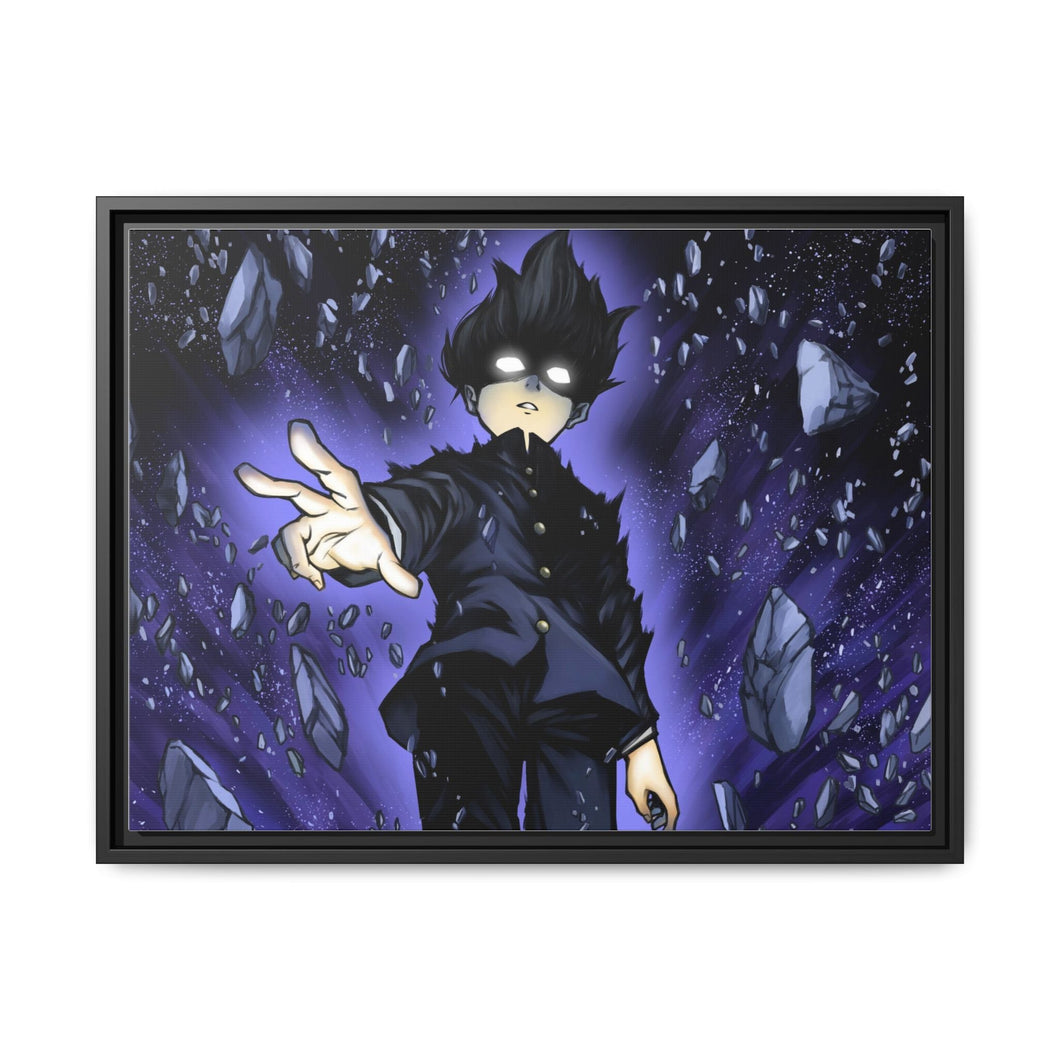 Anime Mob Psycho 100 Canvas Framed Art Print
