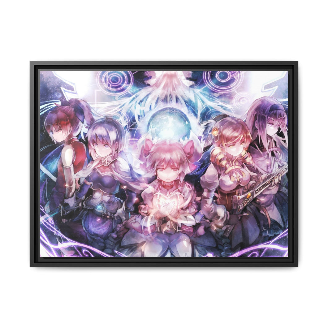 Anime Puella Magi Madoka Magicar Canvas Framed Art Print