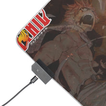 Load image into Gallery viewer, Fairy Tail Natsu Dragneel, Happy RGB LED Mouse Pad (Desk Mat)
