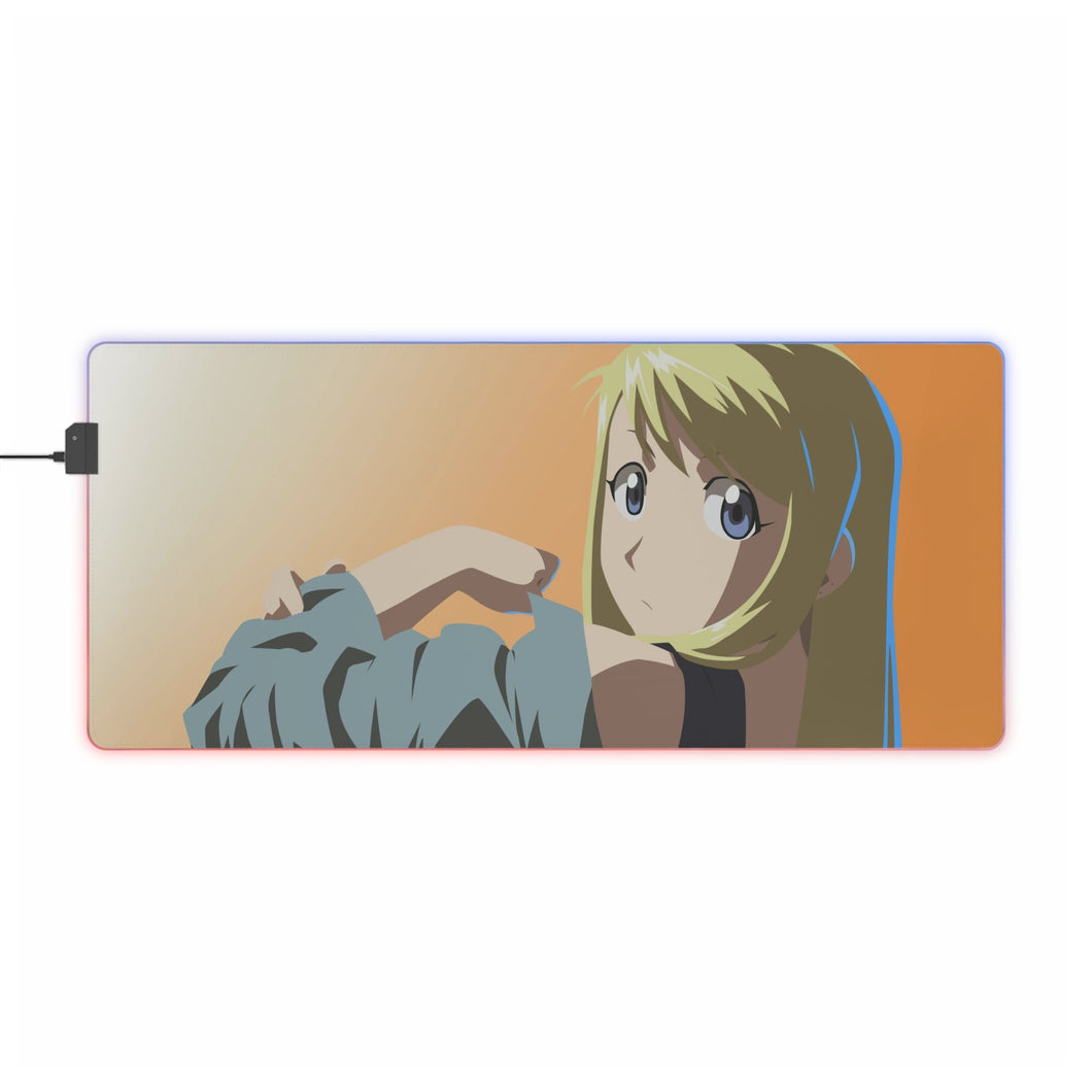 Anime FullMetal Alchemist RGB LED Mouse Pad (Desk Mat)