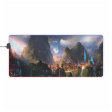 Load image into Gallery viewer, Anime Landscape RGB LED Mouse Pad (Desk Mat)
