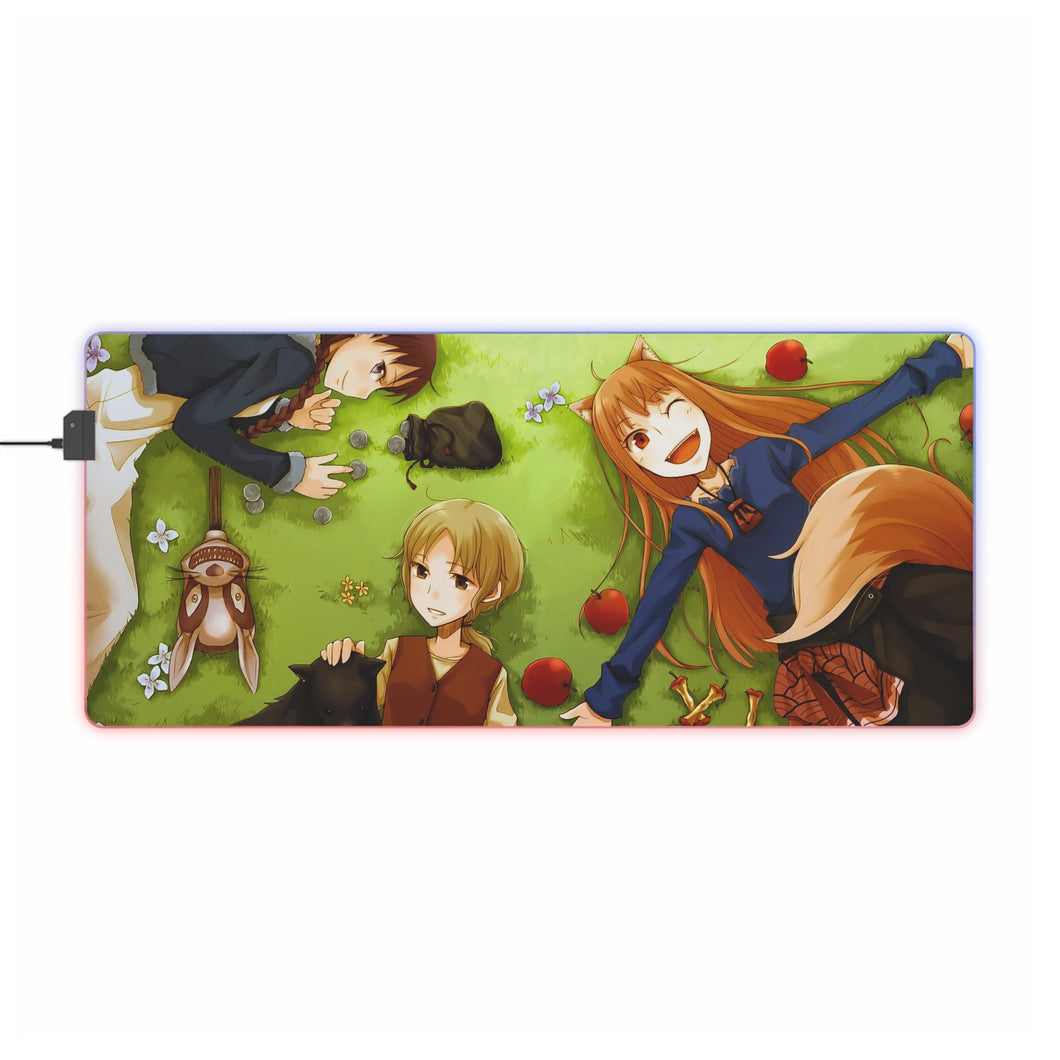 Spice And Wolf RGB LED Mouse Pad (Desk Mat)