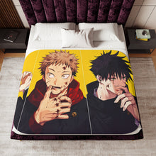 Load image into Gallery viewer, Anime Jujutsu Kaisen Sherpa Blanket
