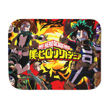 Load image into Gallery viewer, My Hero Academia Izuku Midoriya, Katsuki Bakugou, Tenya Iida, Tsuyu Asui Sherpa Blanket
