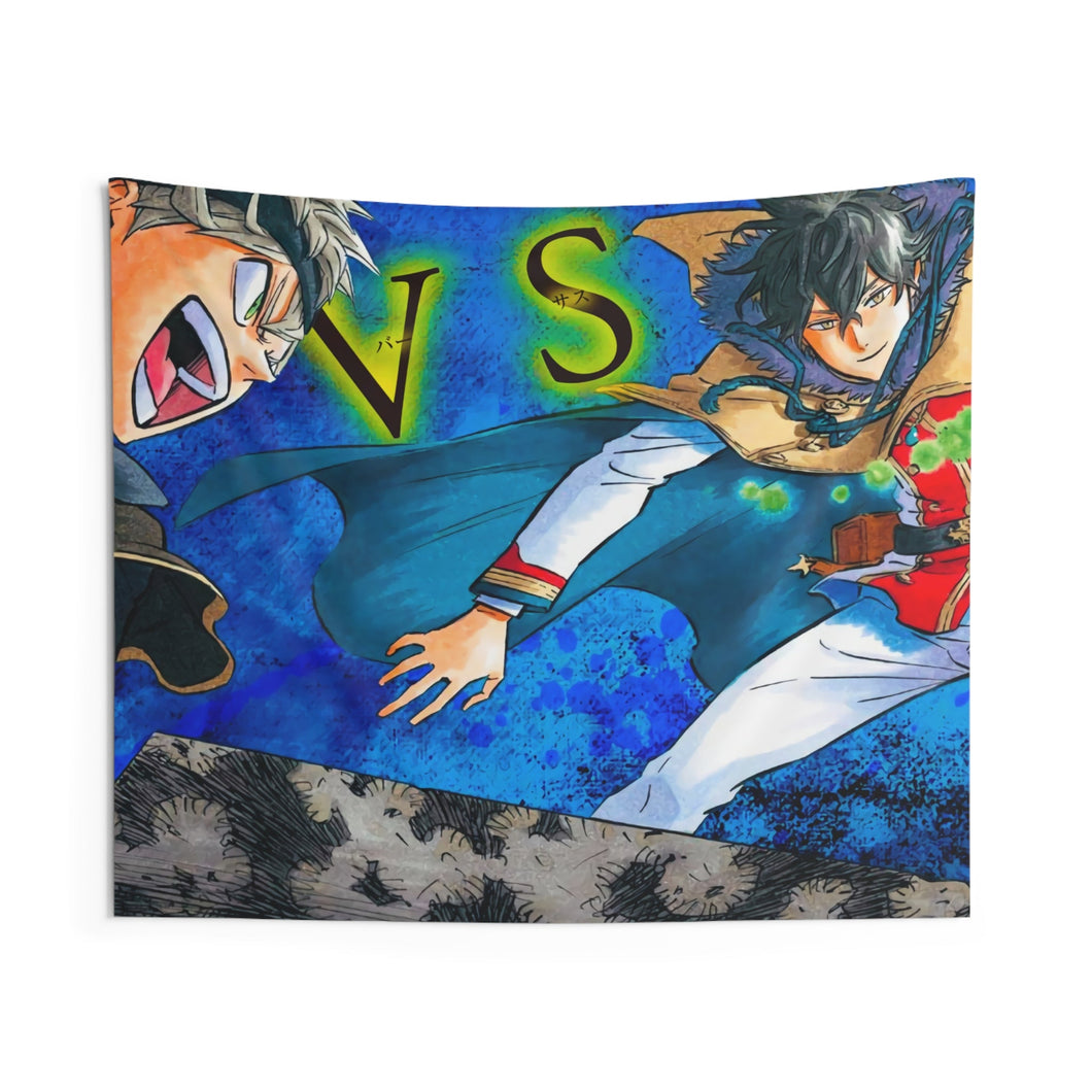 Black Clover Asta, Yuno Indoor Wall Tapestry