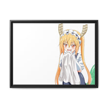 Load image into Gallery viewer, Miss Kobayashi&#39;s Dragon Maid Kobayashi-san Chi No Maid Dragon, Miss Kobayashi S Dragon Maid, Tohru Canvas Framed Art Print
