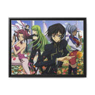 Anime Code Geass Canvas Framed Art Print
