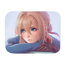 Load image into Gallery viewer, Violet Evergarden Sherpa Blanket
