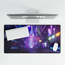 Load image into Gallery viewer, Cyberpunk City Mouse Pad (Desk Mat)
