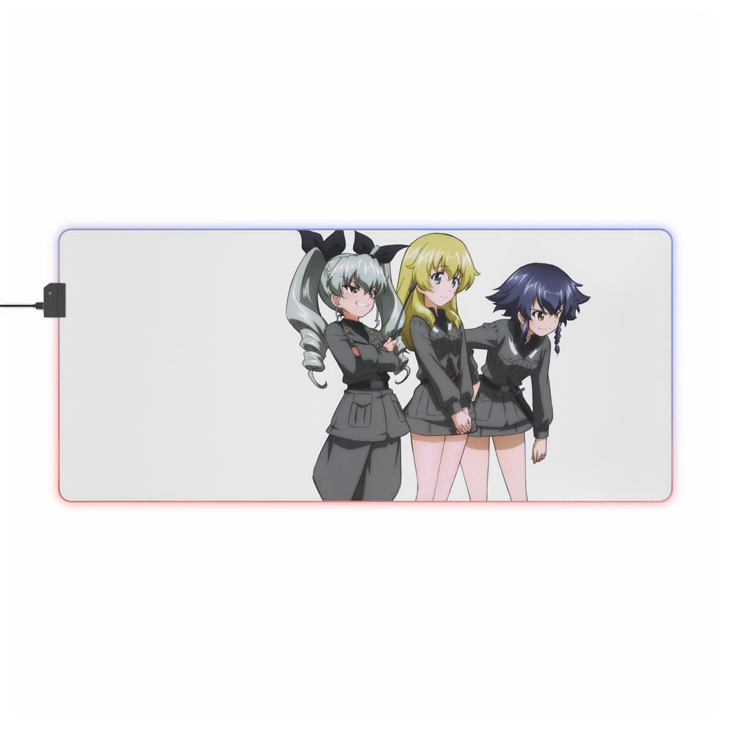 Girls und Panzer RGB LED Mouse Pad (Desk Mat)