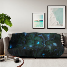 Load image into Gallery viewer, Princess Mononoke Sherpa Blanket

