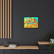 Load image into Gallery viewer, Anime Samurai Champloor Canvas Framed Art Print
