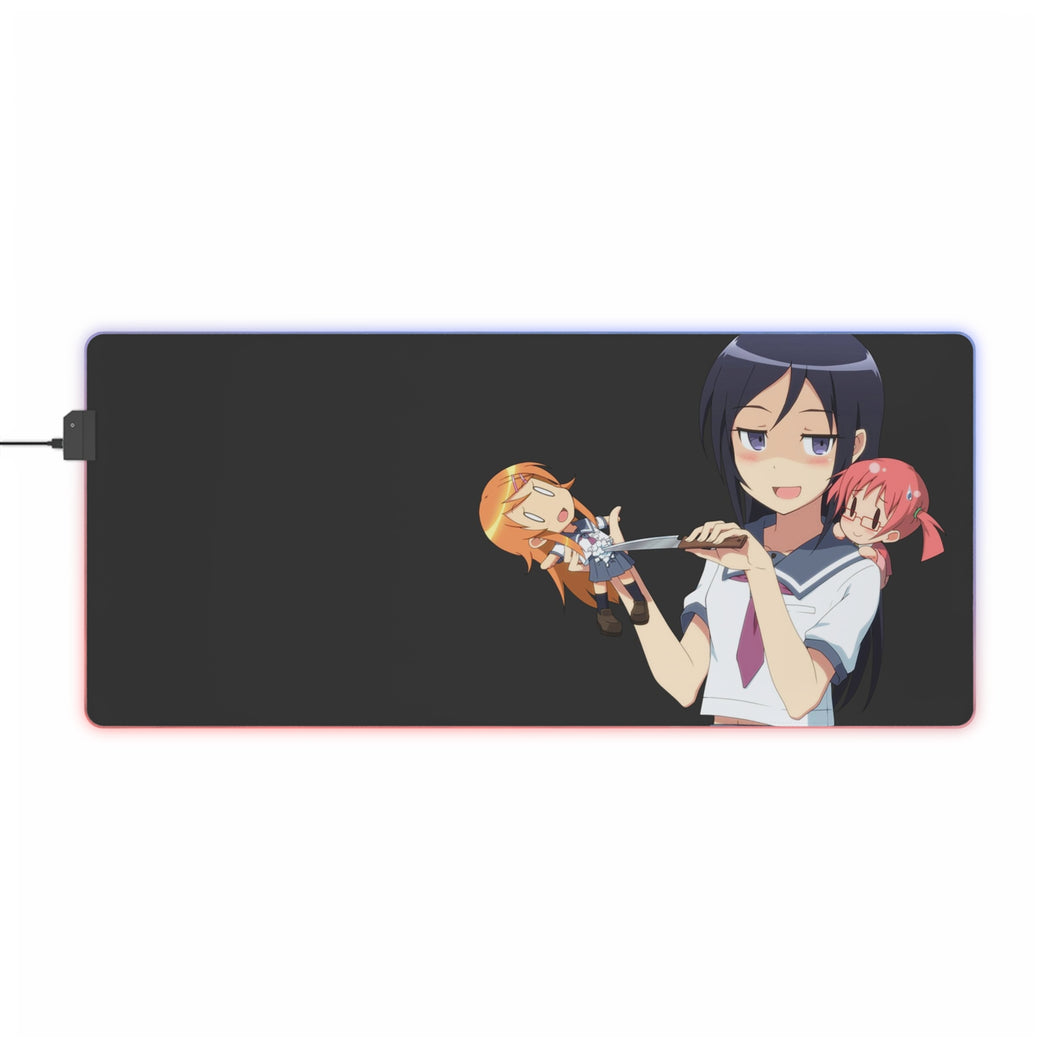 Oreimo Kirino Kousaka, Ayase Aragaki RGB LED Mouse Pad (Desk Mat)