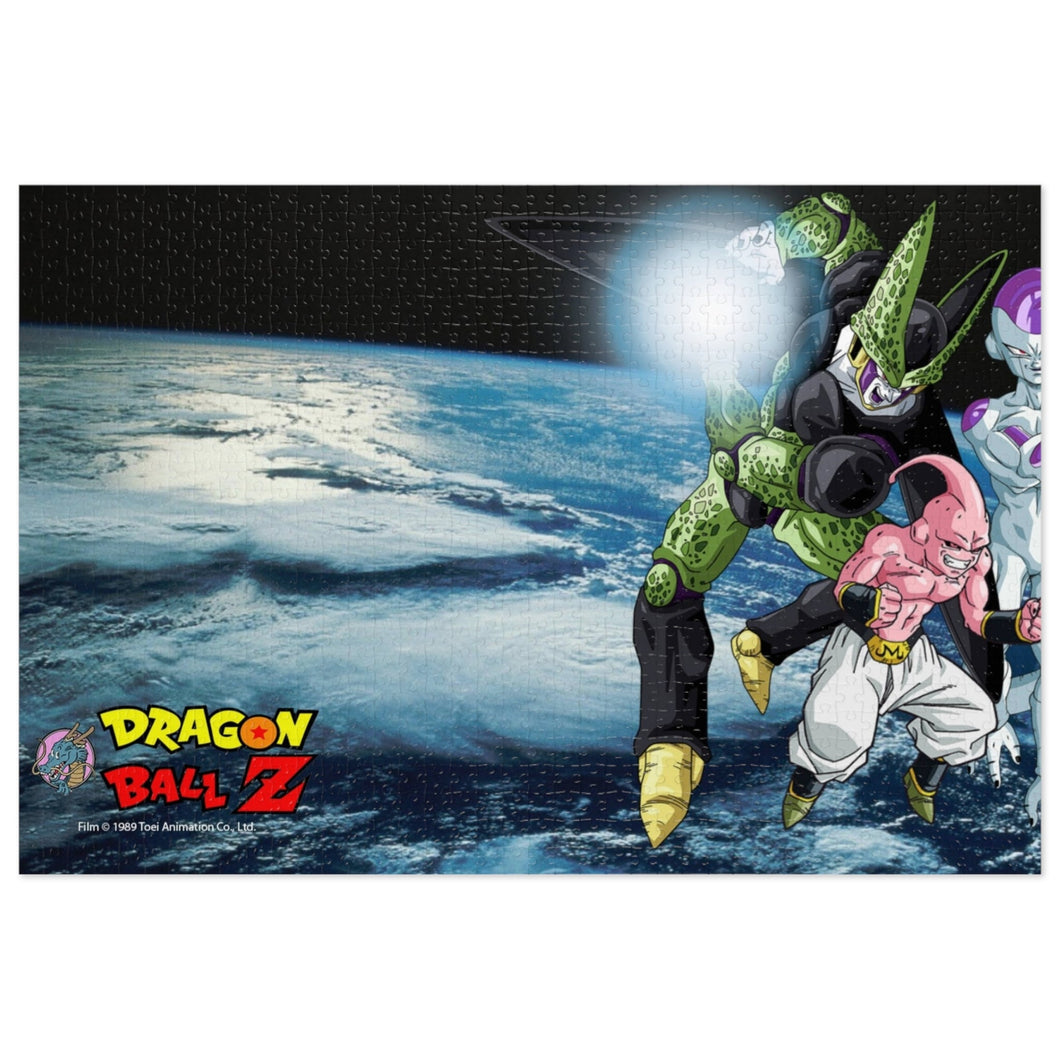 Frieza, Cell, Buu and Earth Jigsaw Puzzle
