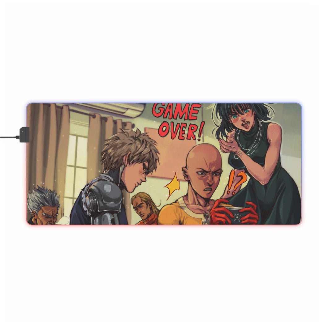 One-Punch Man RGB LED Mouse Pad (Desk Mat)