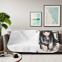 Load image into Gallery viewer, Eru Chitanda  Cat form Sherpa Blanket
