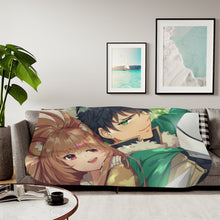 Load image into Gallery viewer, Raphtalia and Iwatani Sherpa Blanket

