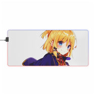 Rokudenashi Majutsu Koushi To Akashic Records Rumia Tingel RGB LED Mouse Pad (Desk Mat)