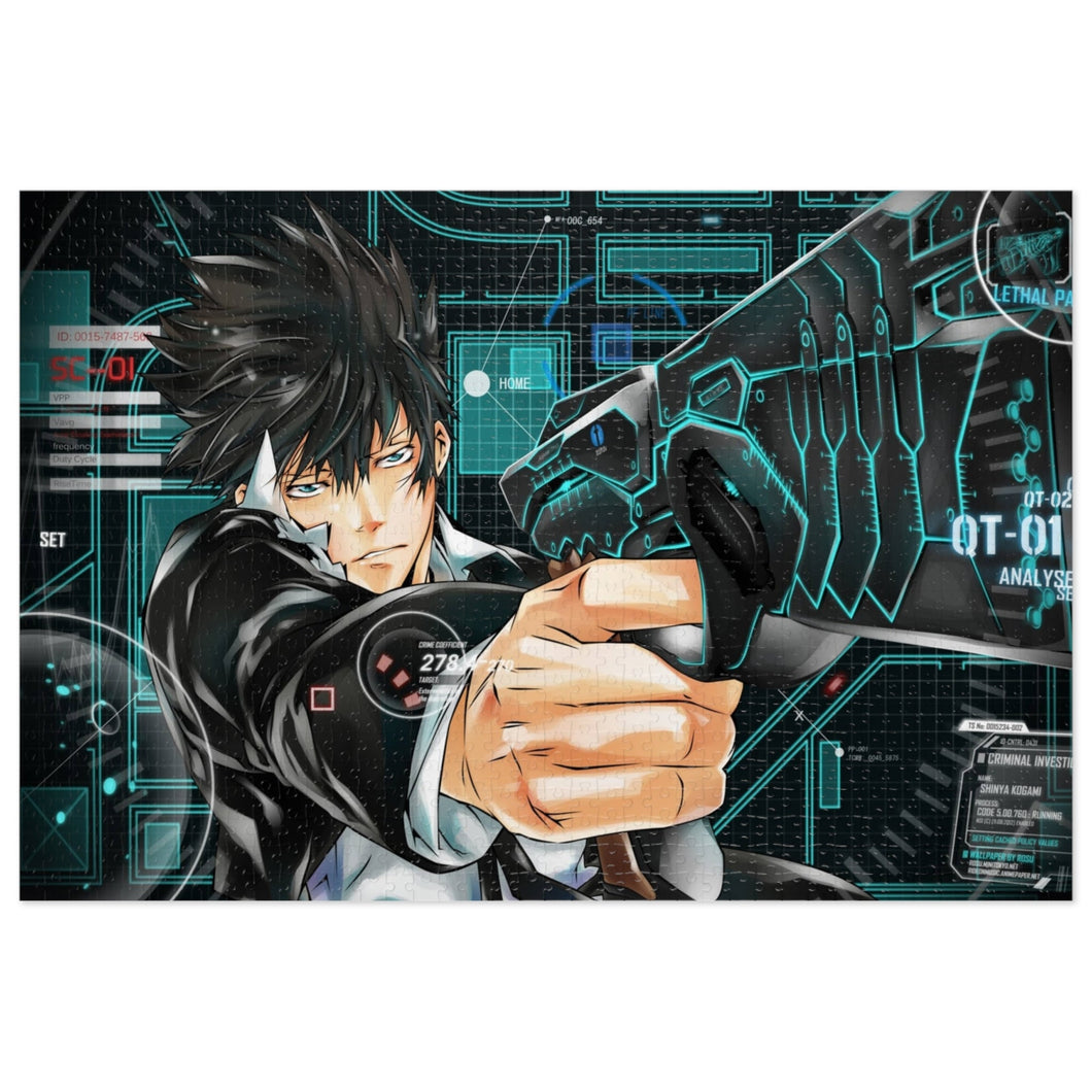 Shinya Kogami With his Dominator Jigsaw Puzzle