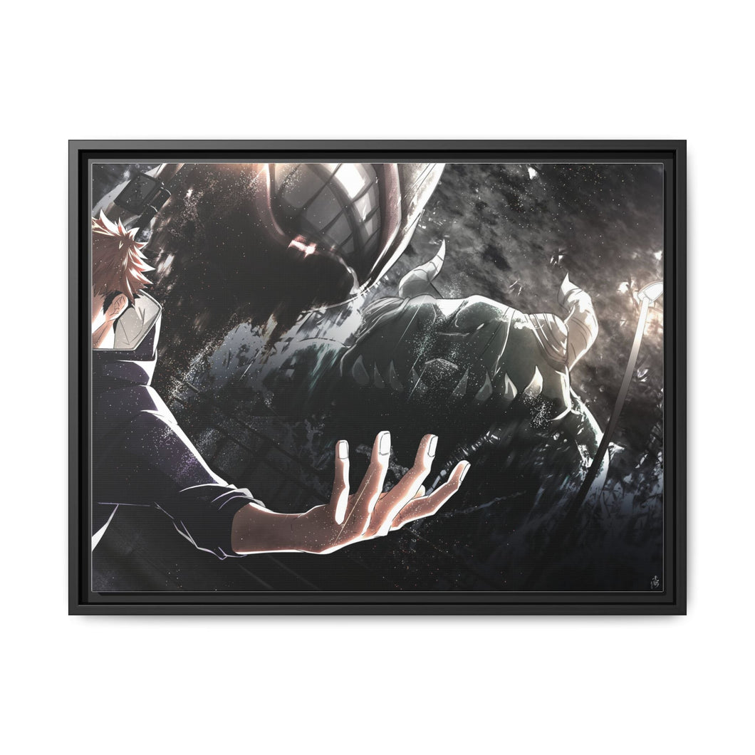 Yuji Itadori Canvas Framed Art Print