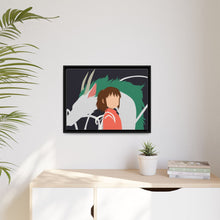 Load image into Gallery viewer, Anime Spirited Away Canvas Framed Art Print
