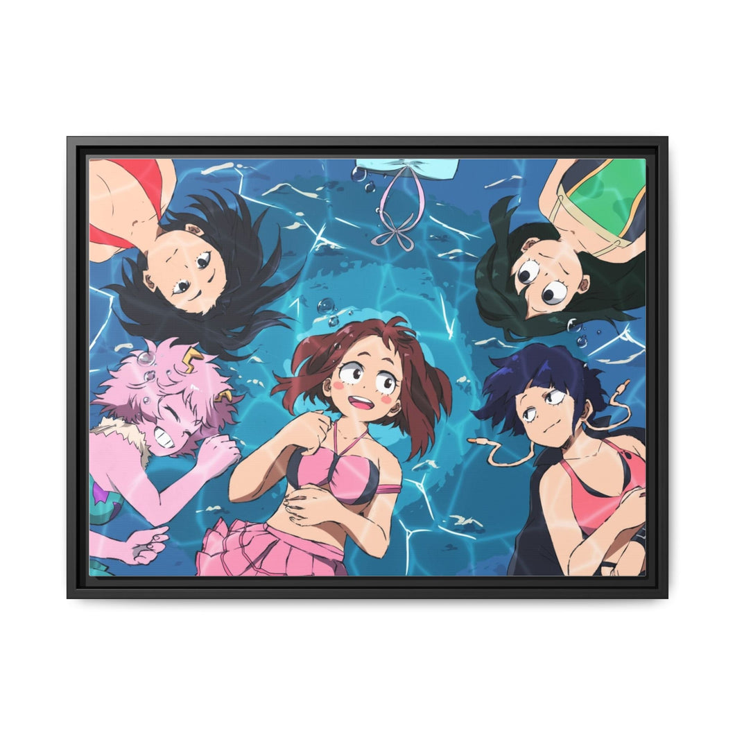 Anime My Hero Academiar Canvas Framed Art Print
