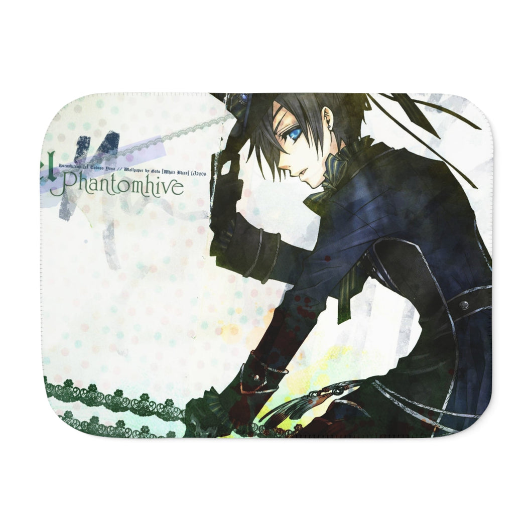 Anime Black Butlerr Sherpa Blanket