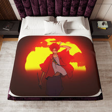 Load image into Gallery viewer, Anime Samurai Champloo Sherpa Blanket
