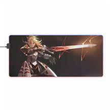 Load image into Gallery viewer, Fate/Apocrypha Saber Of Red RGB LED Mouse Pad (Desk Mat)
