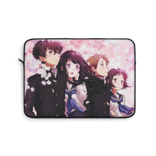 Load image into Gallery viewer, Hyouka Eru Chitanda, Satoshi Fukube, Mayaka Ibara Laptop Sleeve
