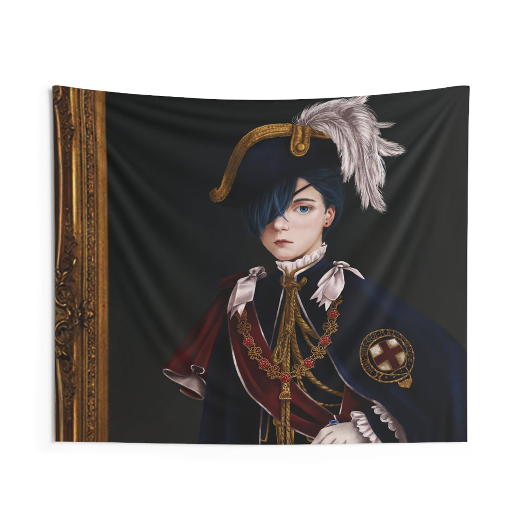 Black Butler Ciel Phantomhive Indoor Wall Tapestry