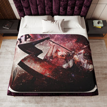 Load image into Gallery viewer, Tokyo Ghoul Juuzou Suzuya Sherpa Blanket
