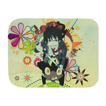 Load image into Gallery viewer, Blue Exorcist Sherpa Blanket
