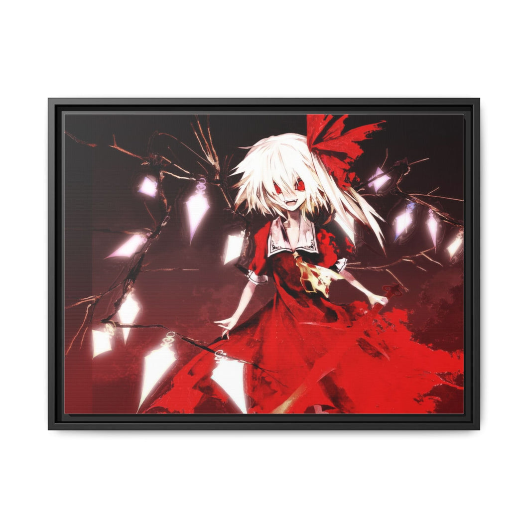 Anime Touhou Canvas Framed Art Print