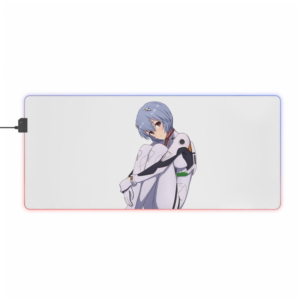Neon Genesis Evangelion Rei Ayanami RGB LED Mouse Pad (Desk Mat)