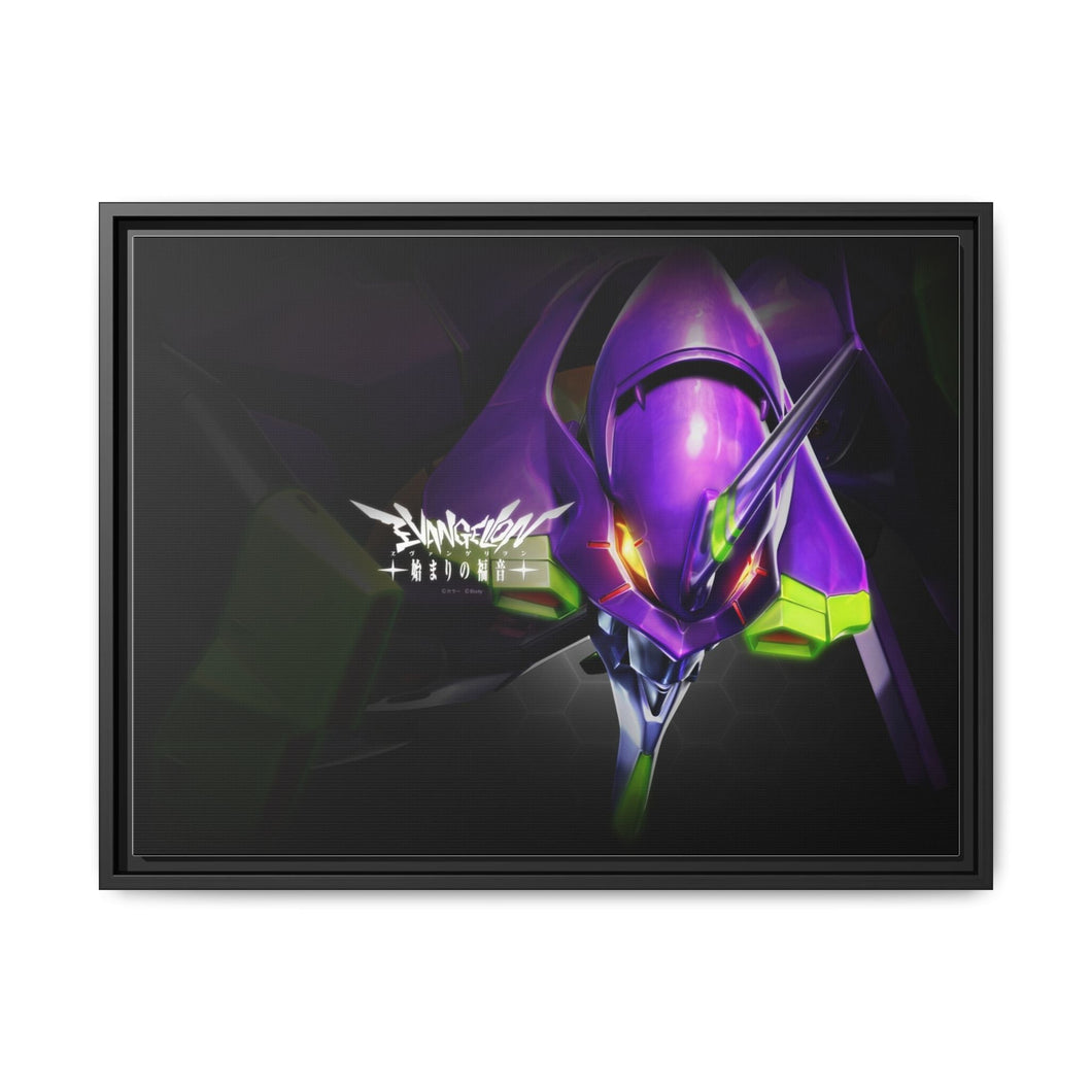 Anime Neon Genesis Evangelion Canvas Framed Art Print