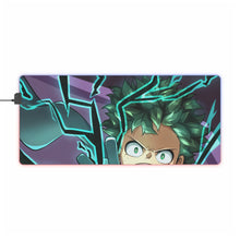 Load image into Gallery viewer, My Hero Academia Izuku Midoriya RGB LED Mouse Pad (Desk Mat)
